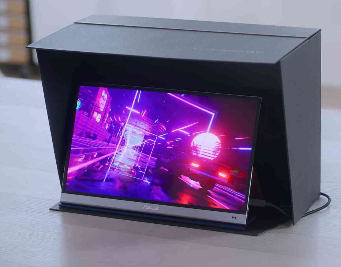 华硕显示器怎么样 色域高更轻薄 华硕ZenScreen OLED MQ16AH便携显示器测评